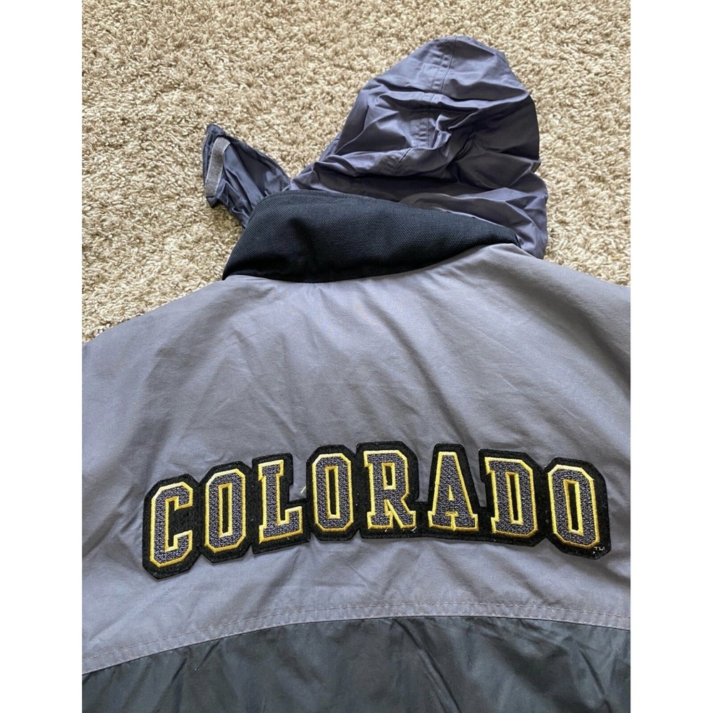 Vintage 90's Team Nike Colorado Buffaloes University Puffer Jacket Men's MEDIUM - Picture 4 of 12